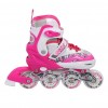 Riedučiai - pačiūžos NF10927 A 2IN1 DARK PINK SIZE L(39-42) IN-LINE SKATES/FIGUREICE SKATES