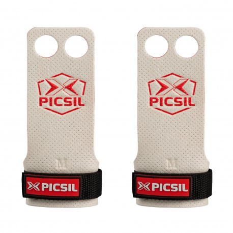 Gimnastikos padeliai Picsil Azor Grips 2 Holes White L