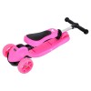 Paspirtukas HLB12 2in1 PINK SCOOTER NILS FUN