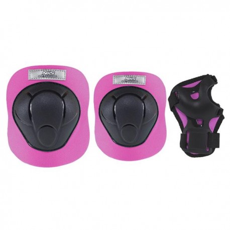 Apsaugos H210 SIZE XS BLACK-PINK PROTECTORS SET NILS EXTREME