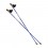 Šiaurietiško ėjimo lazdos NW607 BLUE NORDIC WALKING POLES NILS