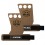Gimnastikos padeliai Picsil Azor Grips 3 Holes Brown S