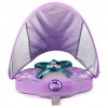 Plaukimo plūduras kūdikiams purpurinis Mambobaby Chest Float with Canopy&Tail-Purple Mermaid