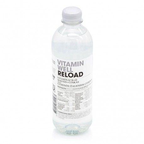 Vitaminizuotas gėrimas VITAMIN WELL Reload,500ml