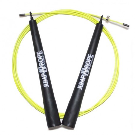 Greičio šokdynė JumpNrope R1 Yellow Steel - Flexy Long Handle