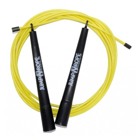 Greičio šokdynė JumpNrope R2.5 Hybrid Yellow - Flexy Long Handle