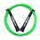 Greičio šokdynė JumpNrope R2.5 Hybrid Light Green - Regular Handle